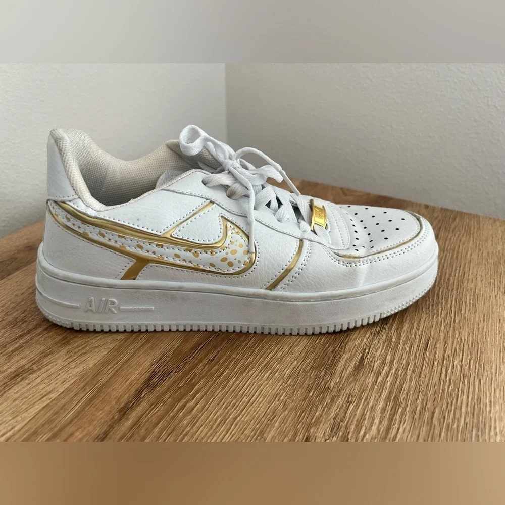 Nike Air Force 1 By Cristiano Ronaldo CR7 Nike ID Gold Size 7